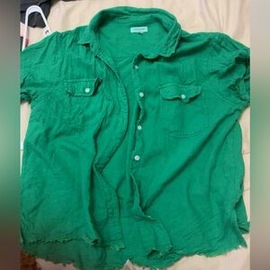 Green beach cover up